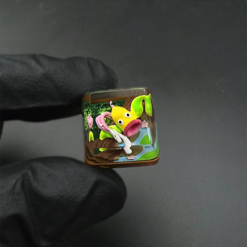 Genuine Pokemon Resin Keycaps Pikachu Charizard Eevee DIY Keycaps For Game Enthusiasts And Mechanical Keyboards Design 1