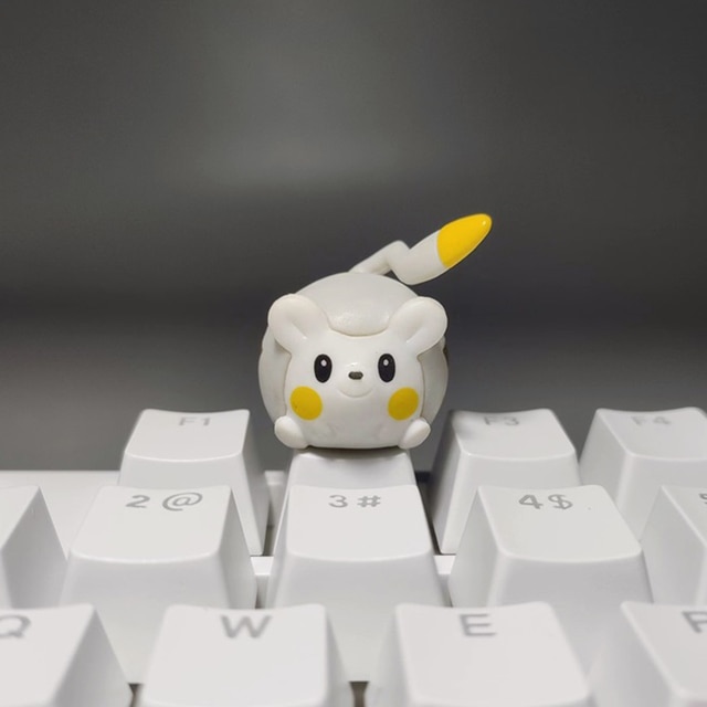 Pokemon Cross Shaft Keycap Mechanical Keyboard Keycap Anime Figure Pikachu Charmander Decorative Model Collection Kids Toy 11.jpg 640x640 11